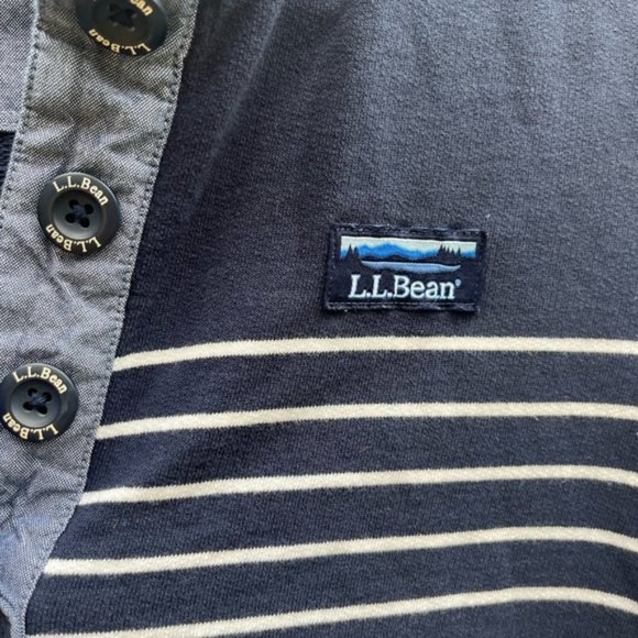 L.L. Bean Soft Cotton Rugby Stripe Shirt - Picture 7 of 7